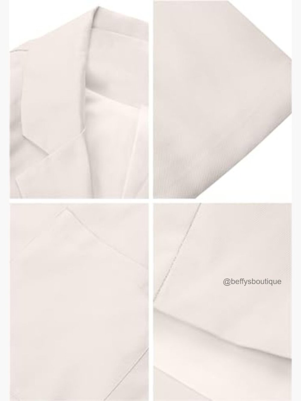 Women Open Front Blazer Jacket with Pockets Long Sleeve - Picture 2 of 2